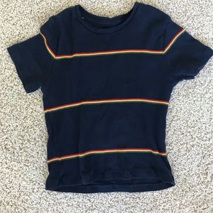 Navy blue top
